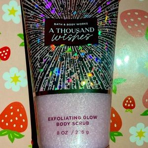 A Thousand Wishes Glitter Exfoliating Glow Body Scrub, Bath & Body Works 8 oz